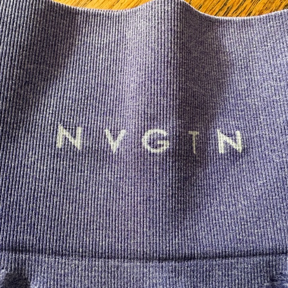 NVGTN Heathered Indigo Leggings - Picture 4 of 5